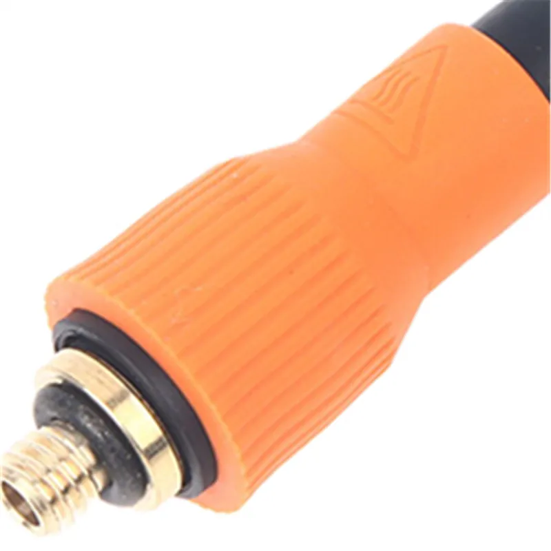 

Compatible with M6 Thread Integrated Air Pumps M6 Thread Locking Air Chuck with Air Tube Standard Tire Valve Fine Thread