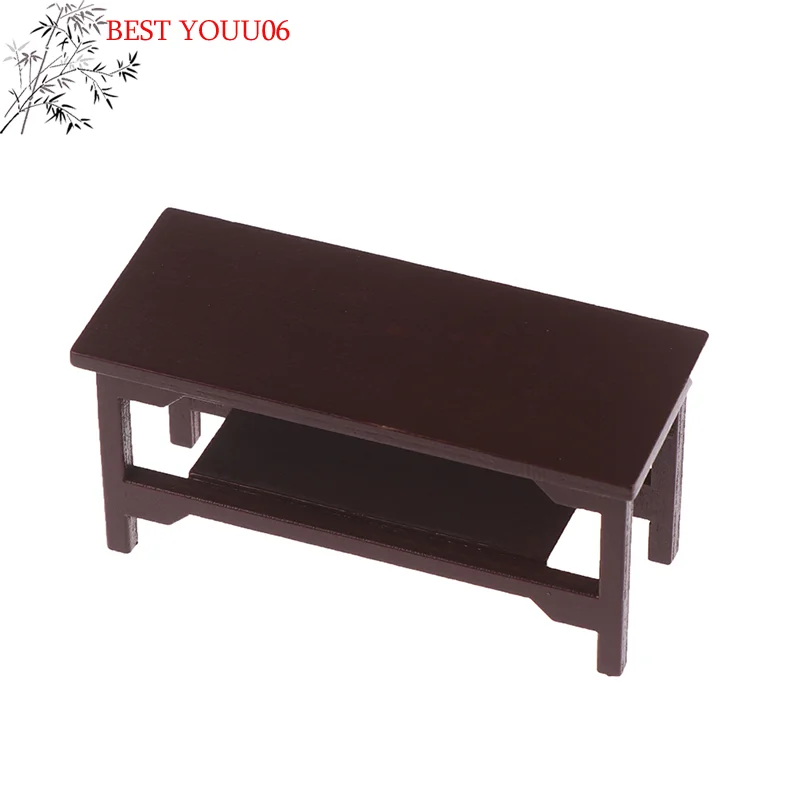 

Hot 1:12 Dollhouse Miniature Round Table Tea Table Doll Home Coffee Table Furniture Decor Toy Micro Scene Construction Props