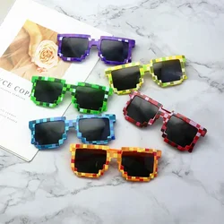 New Anime Fashion Children's Sunglasses My World Square Glasses Role Playing Action Game EVA Birthday Gift Toy