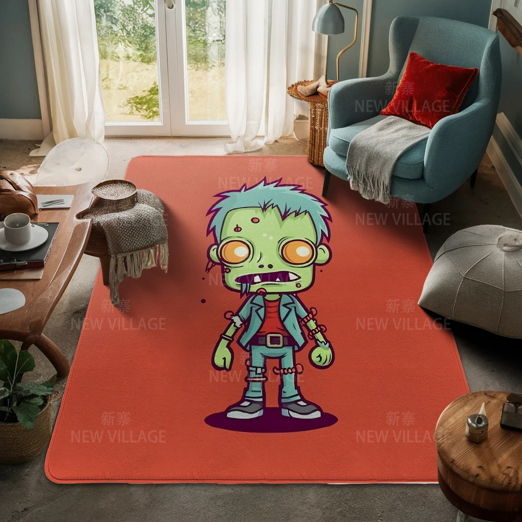 House entrance carpet Home door mat Living Room Bath Foot bathroom non-slip water absorption rugs Halloween Autumn Pumpkin cute