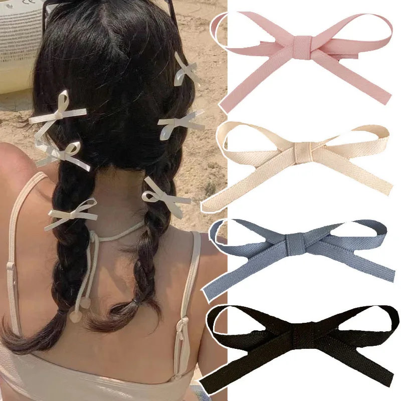 Épingle à Cheveux en Dentelle Blanche et Rose pour Fille, Barrettes Mignonnes, Lolita, Coréenne, Belle Tenue de Sauna, Ballet, Accessoires