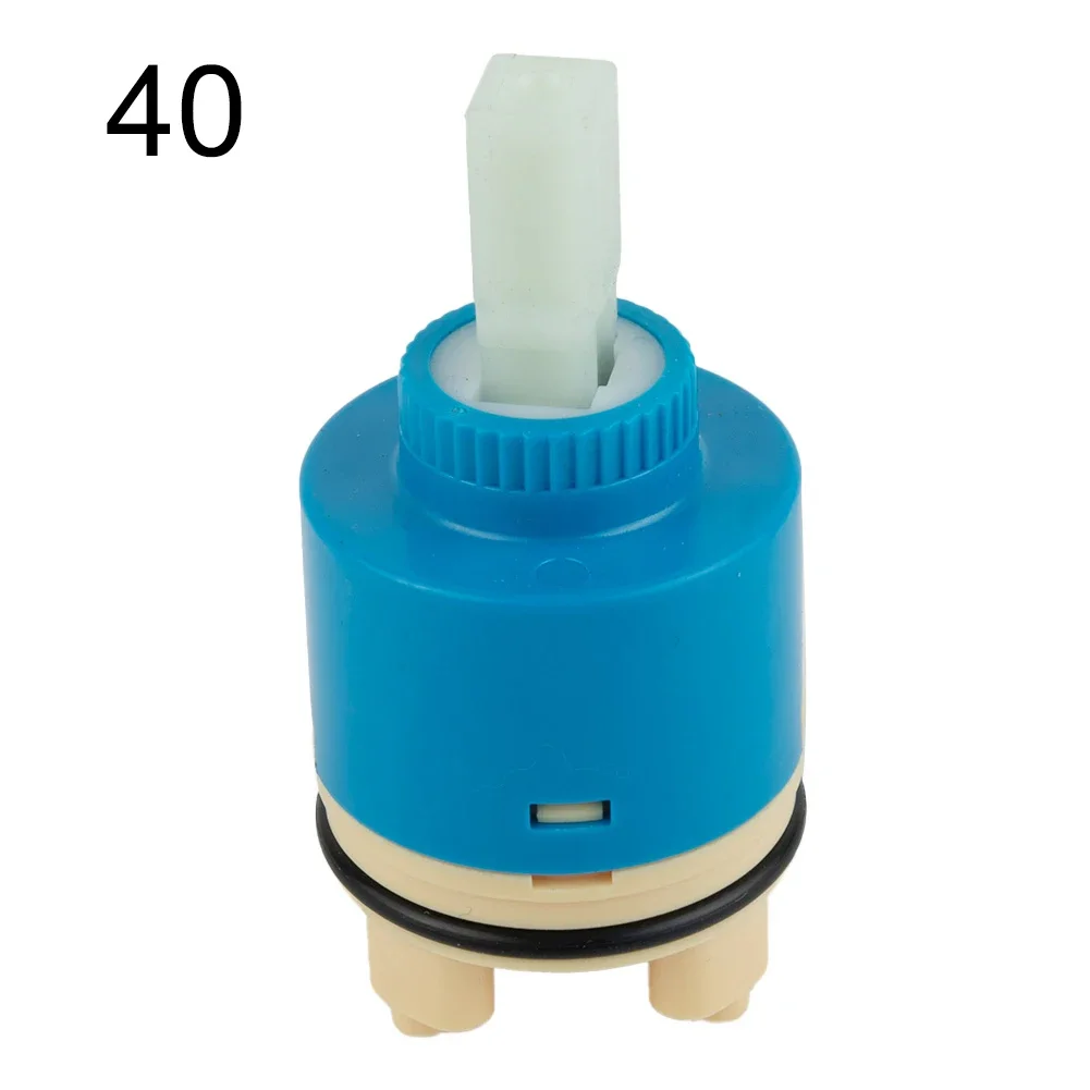 Carrete mezclador de grifo de palanca, reparación de lavabo, Cartucho de disco de cerámica, cocina, ducha, baño, 40mm, diámetro de 3,9 cm x 6,9 cm