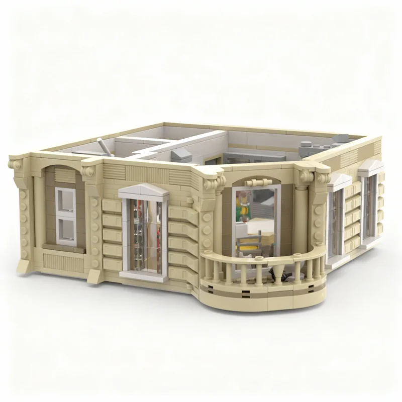 

1003pcs MOC Corner Building Module Modular Streetscape Model Blocks Construction Toy Christmas Gifts DIY Creative Idea Education