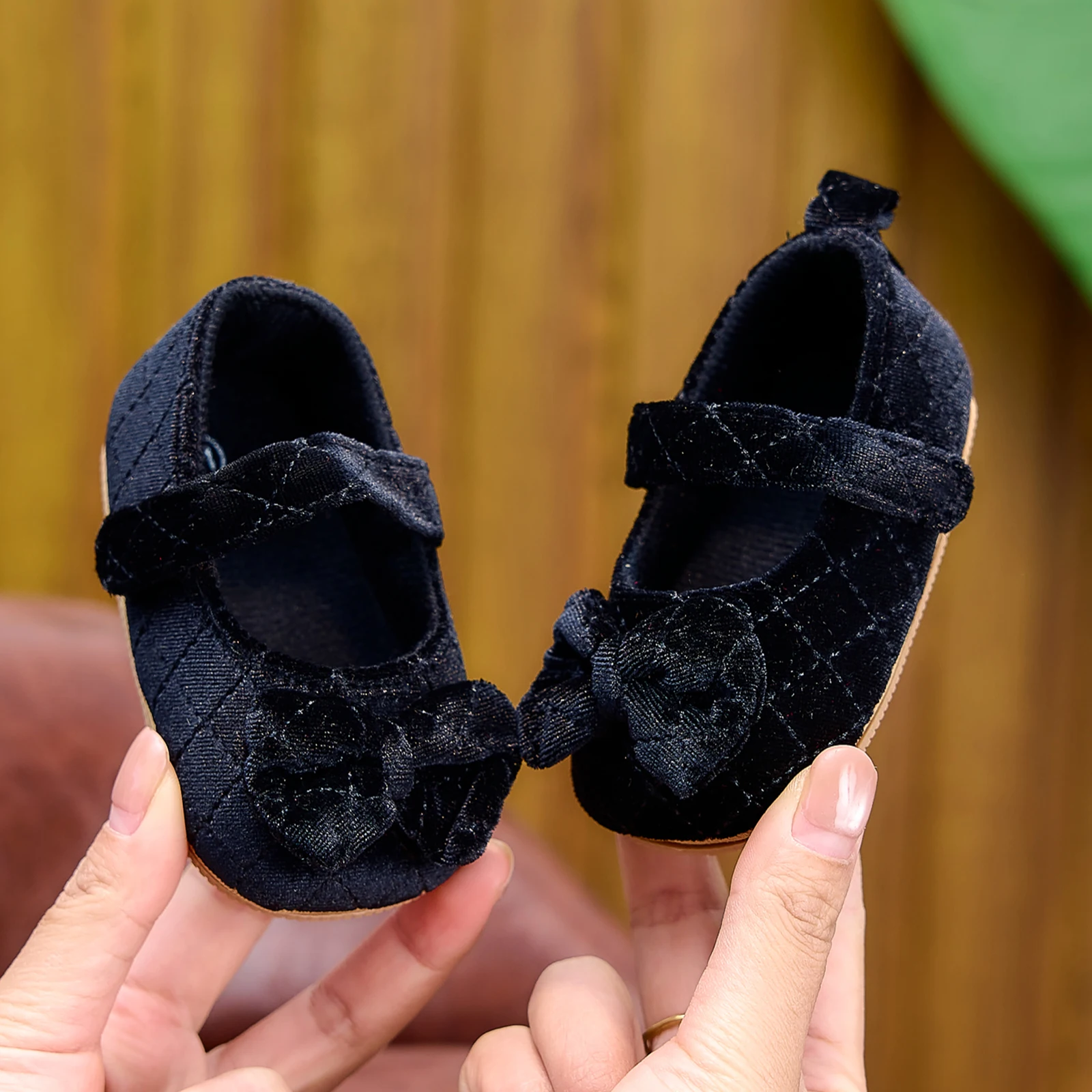 

Туфли Мэри Джейн для девочек 0-12 месяцев, с бантом, для первых шагов, для маленьких принцесс