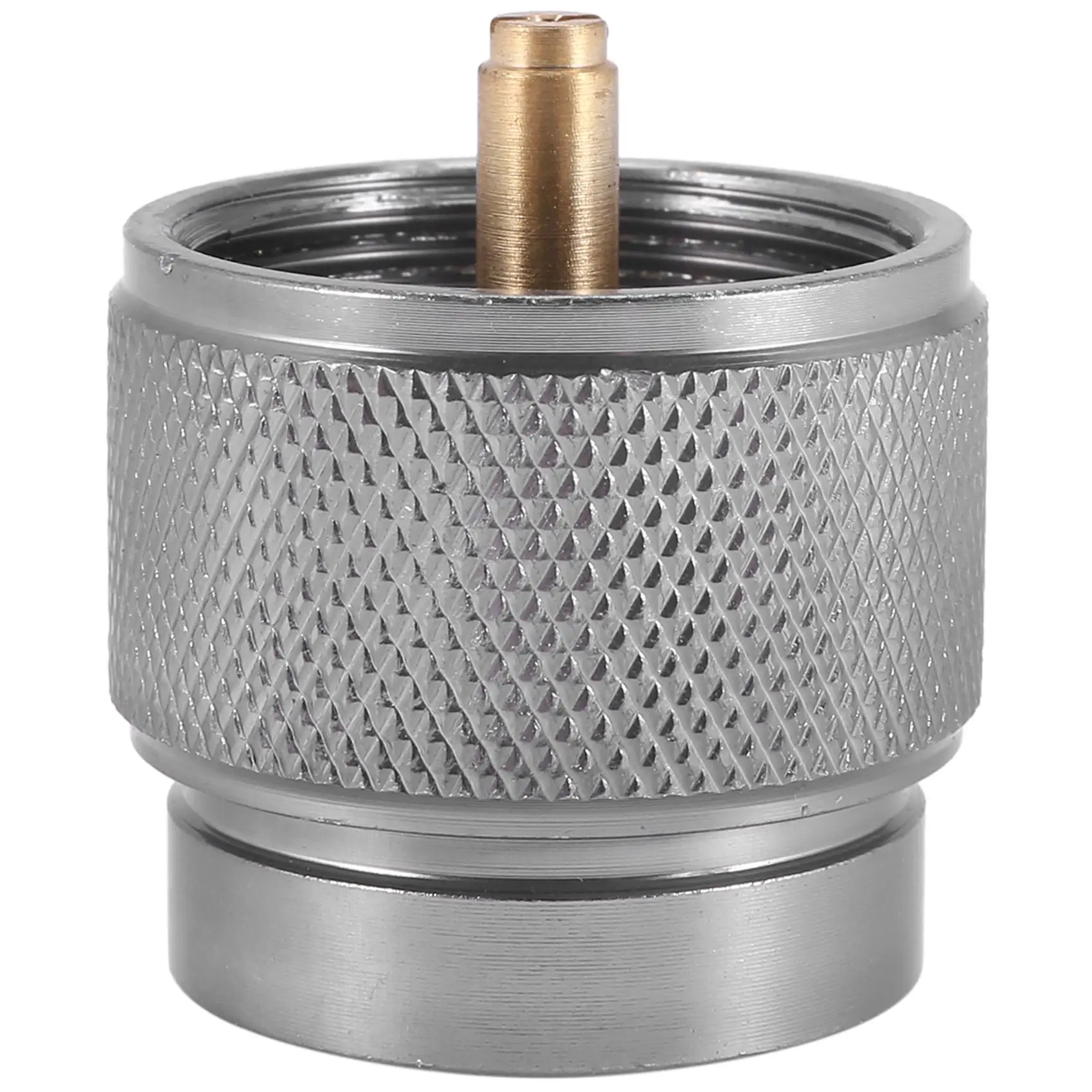 【CYBER MONDAY】Camping Stove Adapter 1LB Propane Small Tank Input and a Lindal Valve EN417 Output Outdoor Cylinder LPG Canister C