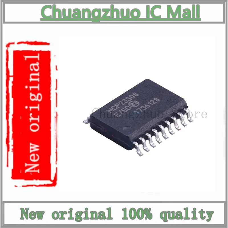 1Pcs  New original MCP23S08-E/SO MCP23S08 SOIC-18-300mil I/O Expanders