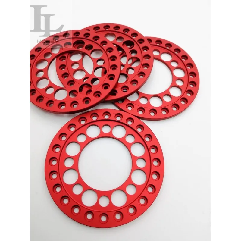 1.9 2.2-inch Metal Wheel Hub Pressure Ring Anti Sticking Wheel Rim Outer Cover for 1/10 RC Crawler Car RC4WD D90 DIY Parts