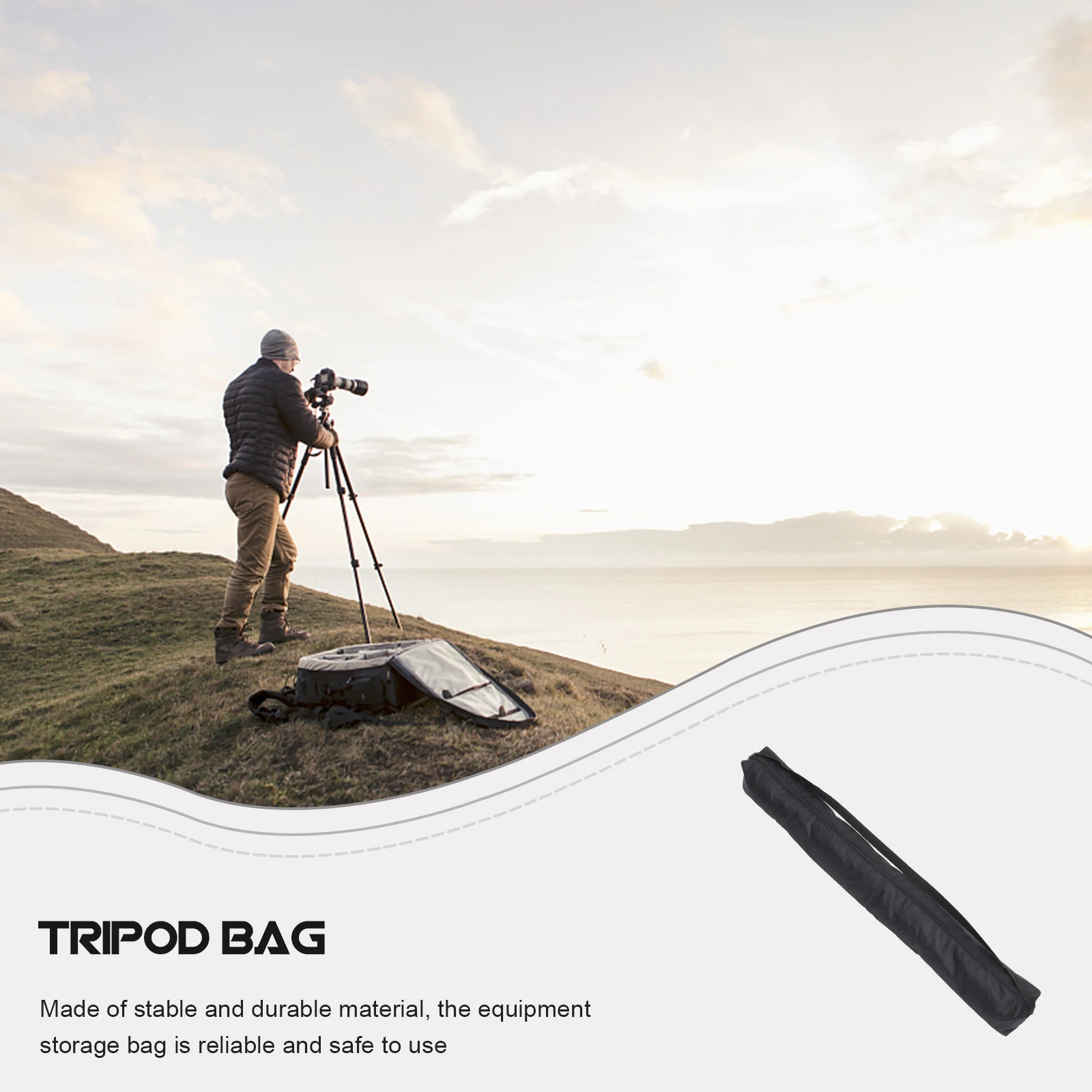 

Oxford Cloth Tripod Pouch Durable and Safe for Outdoor Photography Gear and Tools Tripod Bag Lamp Stand Carry Bag