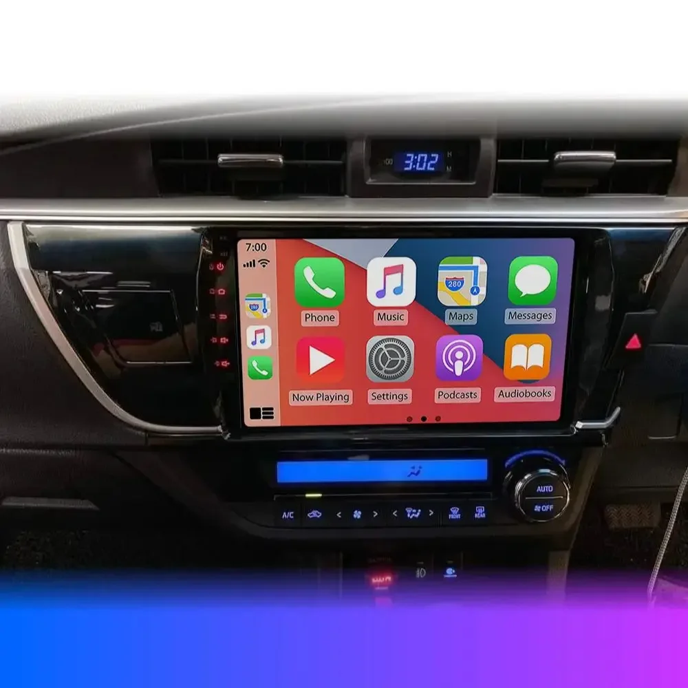 Car Multimedia Player for Corolla Altis RHD 2014-2016,Carplay,Android Auto,Radio,Video,Navigation,GPS,DVD,Stereo,Head Unit DSP