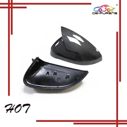 Real Carbon Fiber RearView Mirror Cover 17-22 For Audi B9 A4 A4L S4 RS4 A5 A5L S5 RS5 Add On/Replacement With/N Side Assist Lane