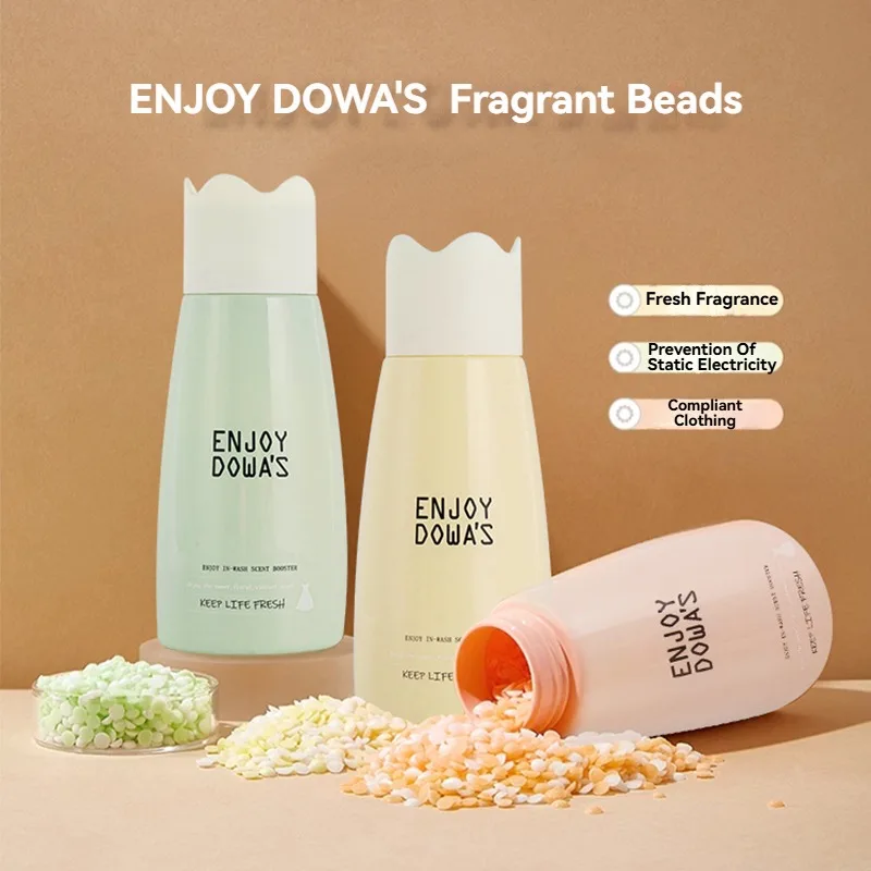 1 Bottle Laundry Beads Long-Lasting Fragrance Fabric Softener Anti-Static for Daily Use Household Cleaning Supplies