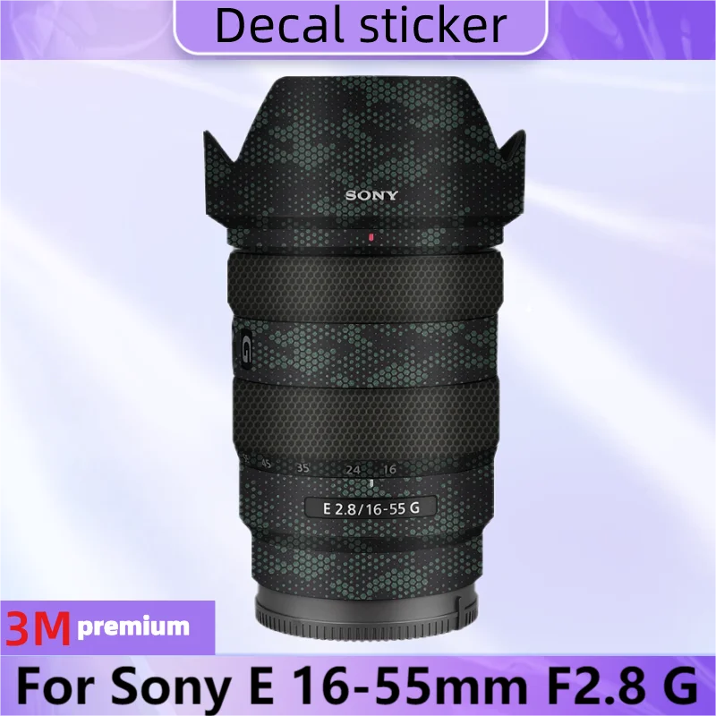 

Для Sony E 16-55 мм F2.8 G SEL1655G наклейки на объектив камеры наклейка на корпус Защитная пленка защитная виниловая наклейка