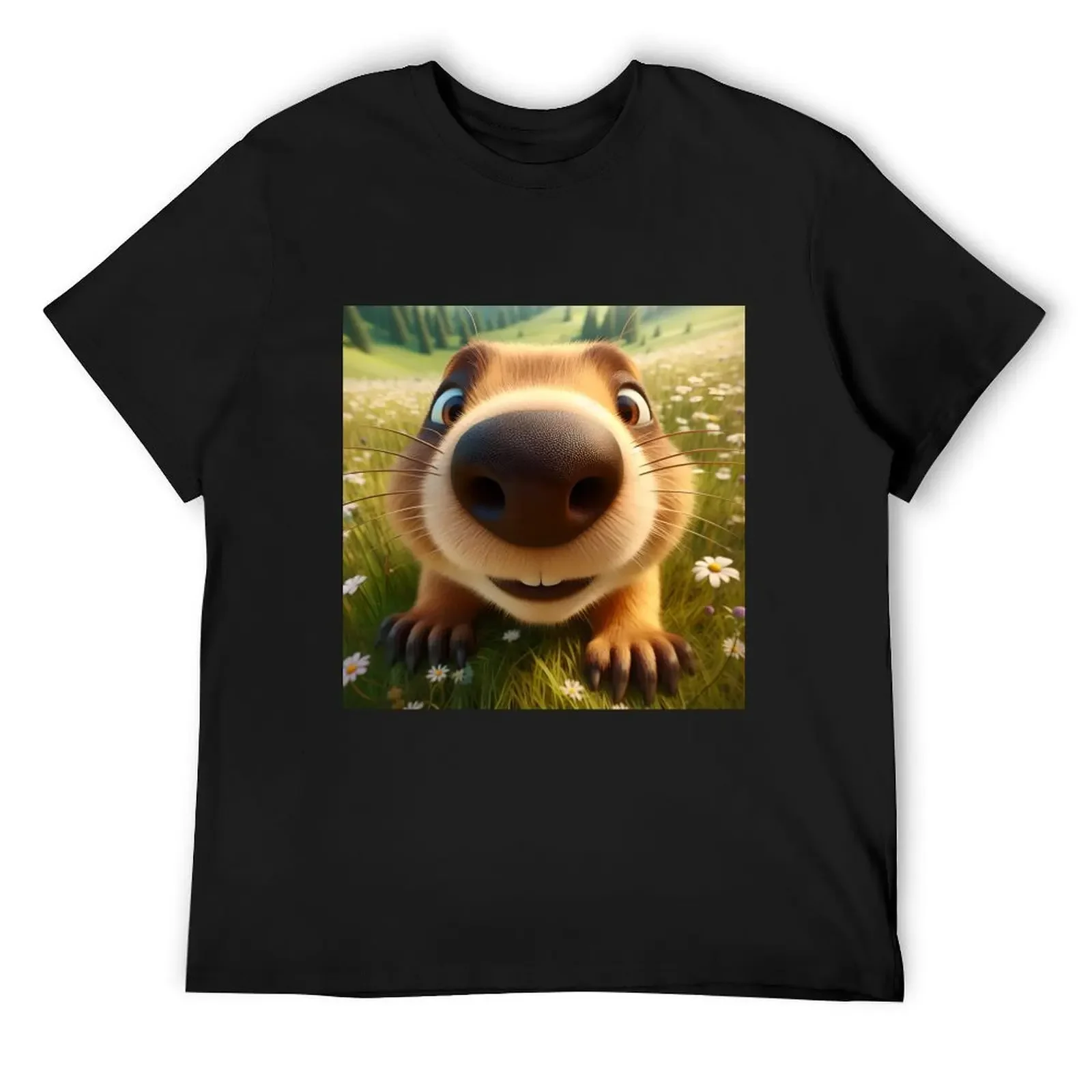 

marmot T-Shirt designer shirts street wear summer clothes essential t shirt mens graphic t-shirts anime