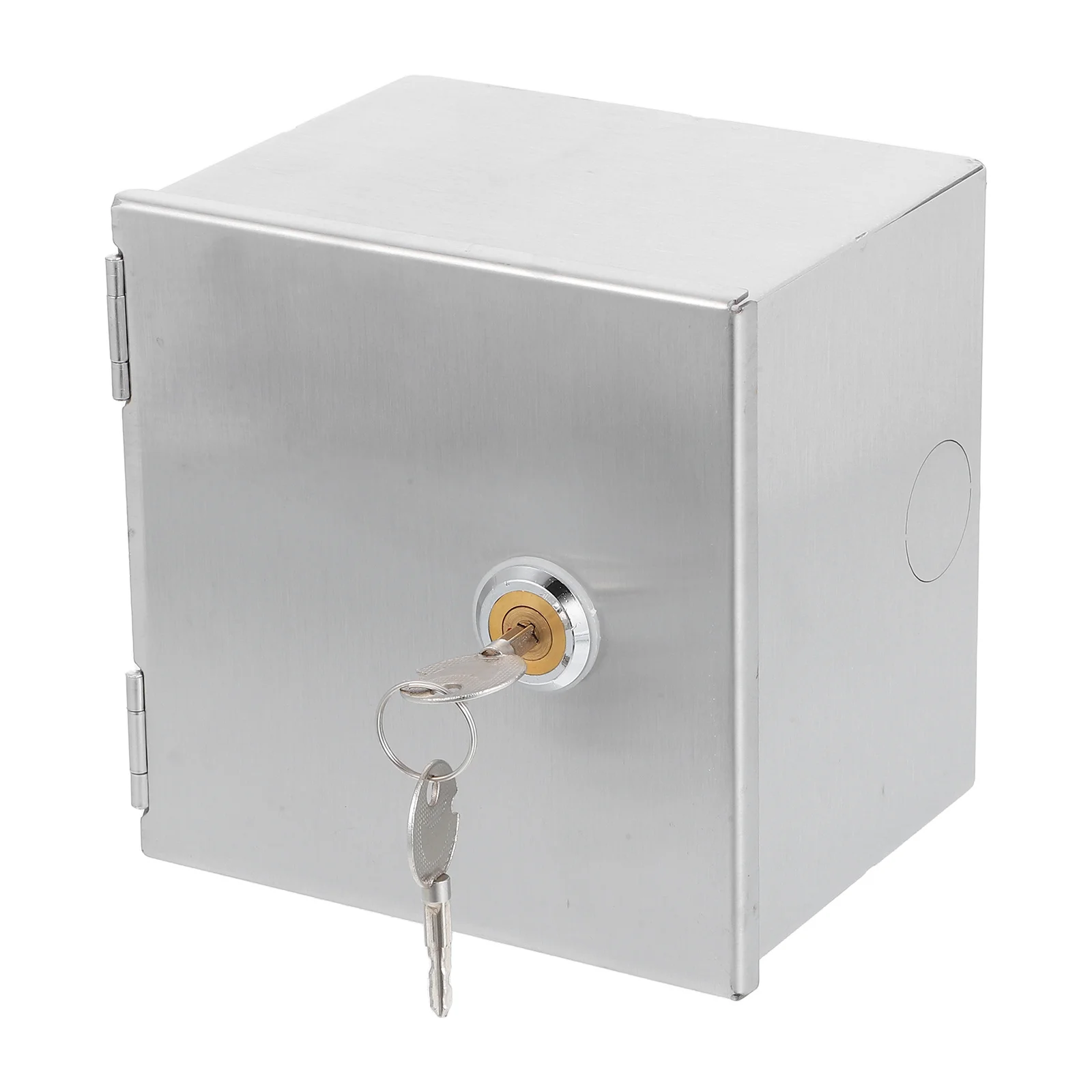 

Stainless Steel Electrical Outlet Lock Box 86-Type Waterproof Anti-Theft Socket Cover For Outdoor Indoor Child Proof Safety