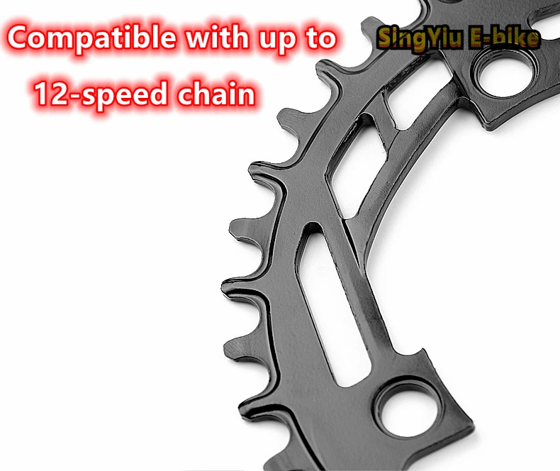 E-Bike BAFANG Central Motor Gear Plate 104BCD Steel Material PROWHEEL 32T34T36T38T40T Positive And Negative Teeth