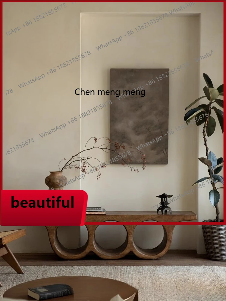 

X Solid wood bed and breakfast hotel, living room display decorative bench