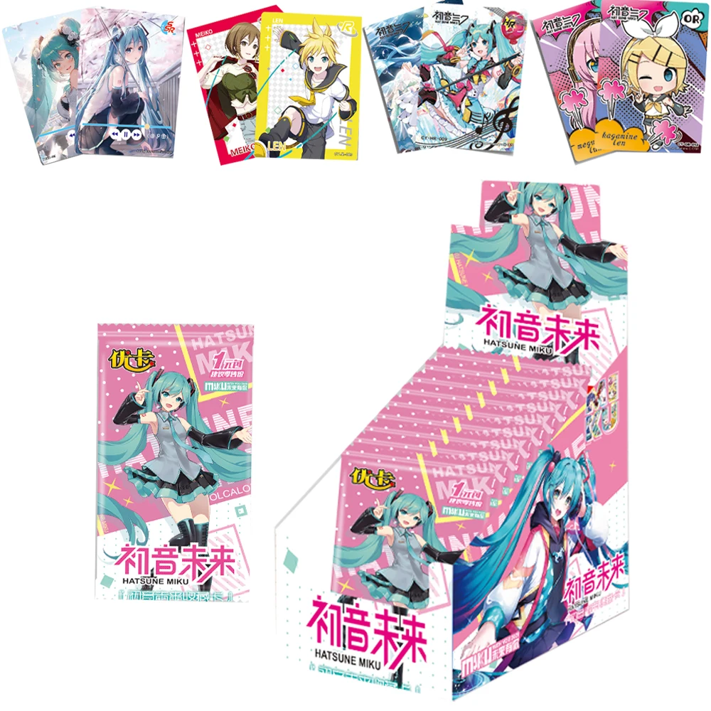 Hatsune Miku Card Symphony of Youth First Sight Bag Birthday Music Cute Girl Anime Character Collectible Birthday gifts