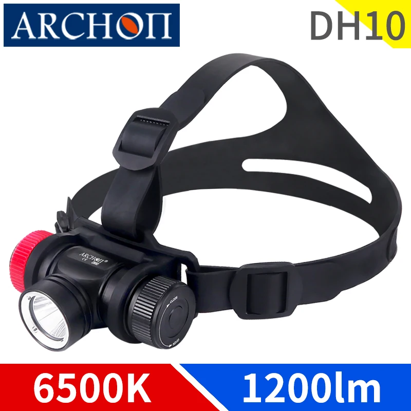 lanterna de mergulho 6500k farol com 1000 lumens luz de enchimento fotografico subaquatica 100m de iluminacao para mergulho dh10 01