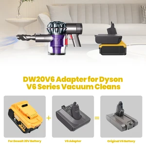 Adaptor Baterai Bonacell untuk Baterai Dewalt DCB200 ke Adaptor Dyson V6/V7/V8 dengan Baterai Alat Lithium Seri Dyson V6/V7 / V8 6 adaptor baterai dyson penjualan terbaik - №