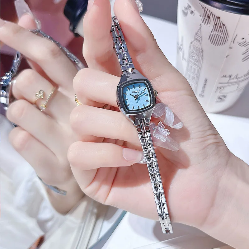 

ZH245 Модные и модные женские часы с элитным ощущением, изысканные кварцевые часы для студентов, легкие роскошные часы в подарок ﻿