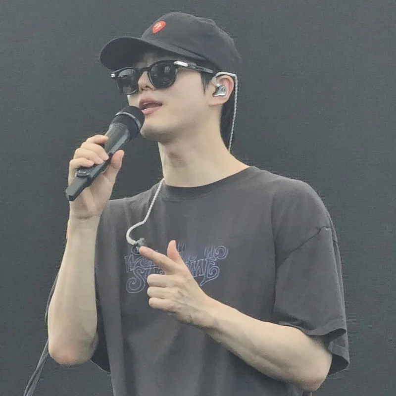 تي شيرت قطني فضفاض من EXO Suho Concert 2024 بأكمام قصيرة ورقبة دائرية مطبوعة موضة صيفية شبابية غير رسمية للمراهقين #4