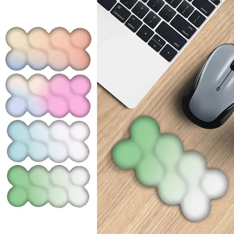 Handgelenkauflage für Computertastatur, Farbverlaufsunterstützung, Handkissen, weicher Memory-Schaum, Computer-Handhalteunterlage für den Arbeitsbereich in der Schule