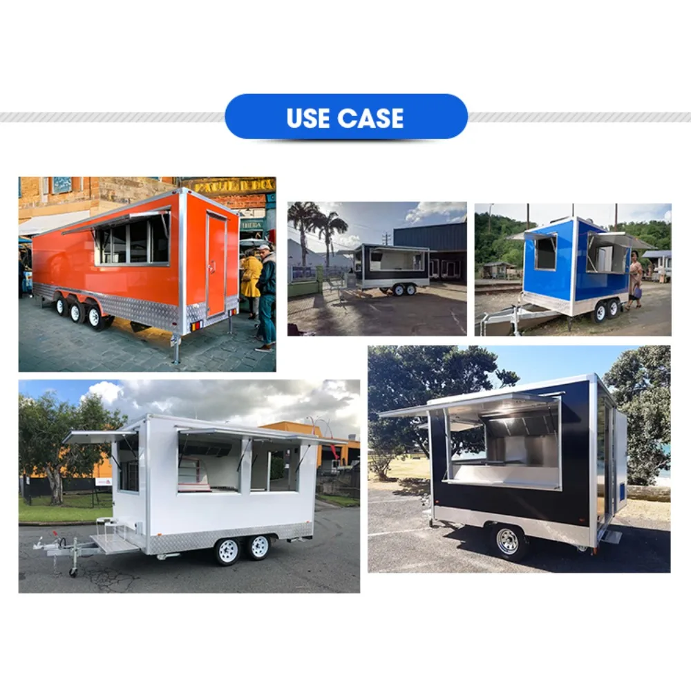 

13-футовый мобильный прицеп для еды, тележка для мороженого и кофе, новый дизайн, прицеп для общественного питания для легкой мобильности и уличного торгового торга