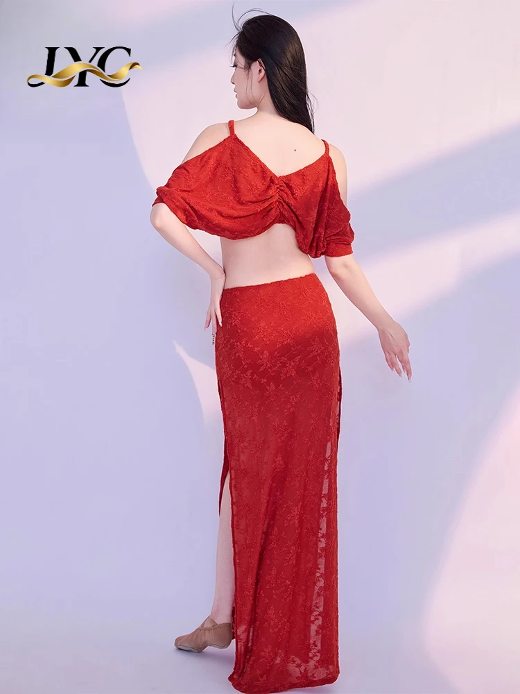 مجموعة فستان طويل للتدريب على الرقص الشرقي لربيع وصيف 2025 للعرض الشرقي ذو مظهر مثير #2