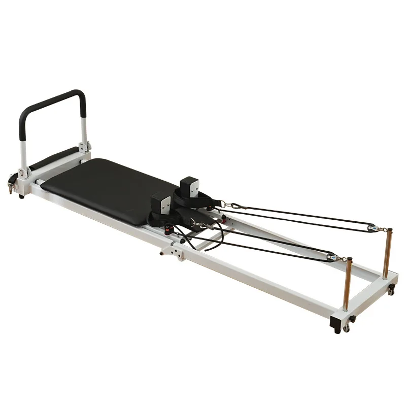 

Advanced Professional Pilates Bed Durable Steel Core Foldable Reformers Effective Body Shaping Fitness Yoga Studios Wood Maple