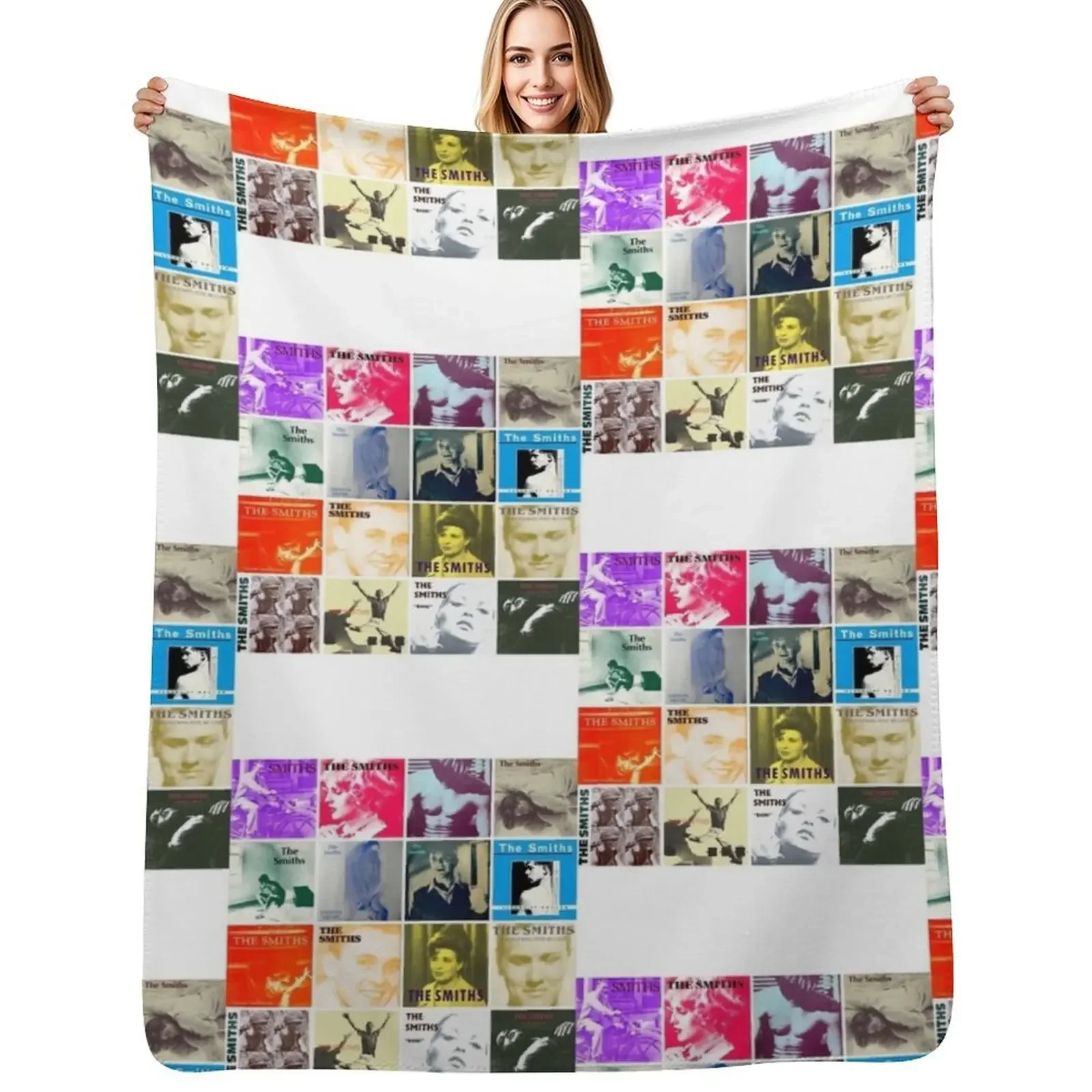 

The Smiths Music Throw Blanket Luxury Designer Picnic Hairy Cute Blanket