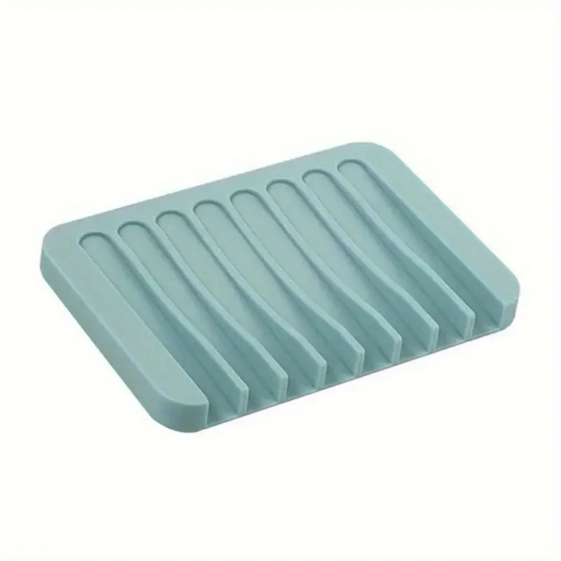 1pc Silikon ablauf Seifens chale, selbst entleeren der Seifen halter, Bad Seifenst änder Dusch seife