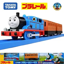 TAKARA TOMY electric track toy model Thomas Train Annie and Clarabelle Carriage TS-01 Boy toy, children's holiday birthday gift