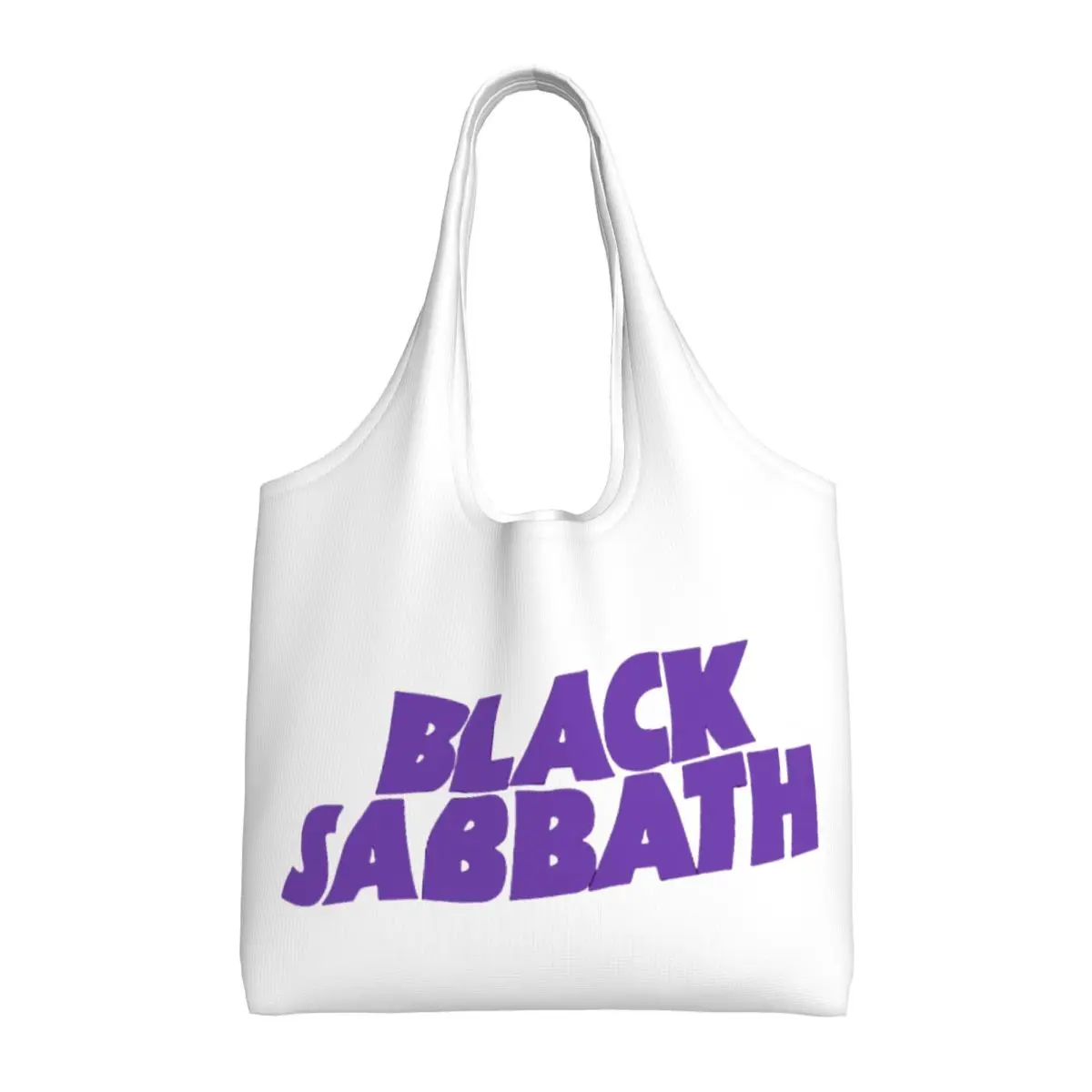 Black Sabbath Vibes Large Capacity Canvas Tote Bag Single Shoulder Work Commute Bag For Women Eco-Friendly Shopping Bag