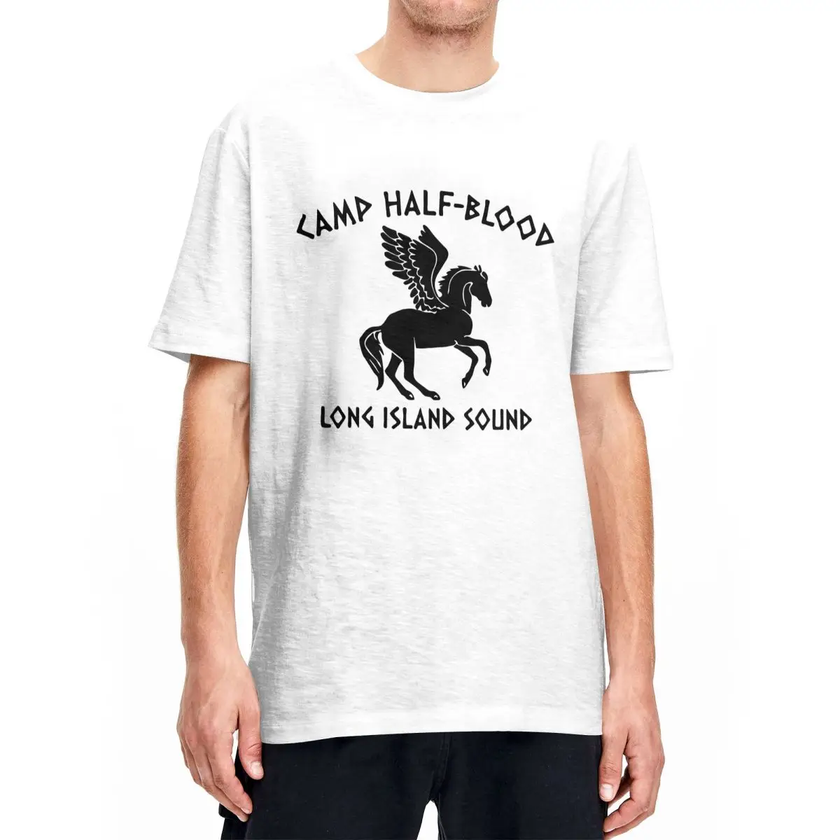 Camp Half-Blood Long Island Sound T-Shirts Men Women Percy Jackson Creative Pure Cotton Tees Short Sleeve T Shirt 6XL Tops