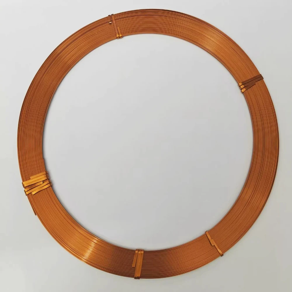 

AIW220 Enamelled Flat Copper Wire Cable 0.6mm 0.7mm 0.8mm Micro Fine Rectangle Copper Wire for Transformer Power Applications