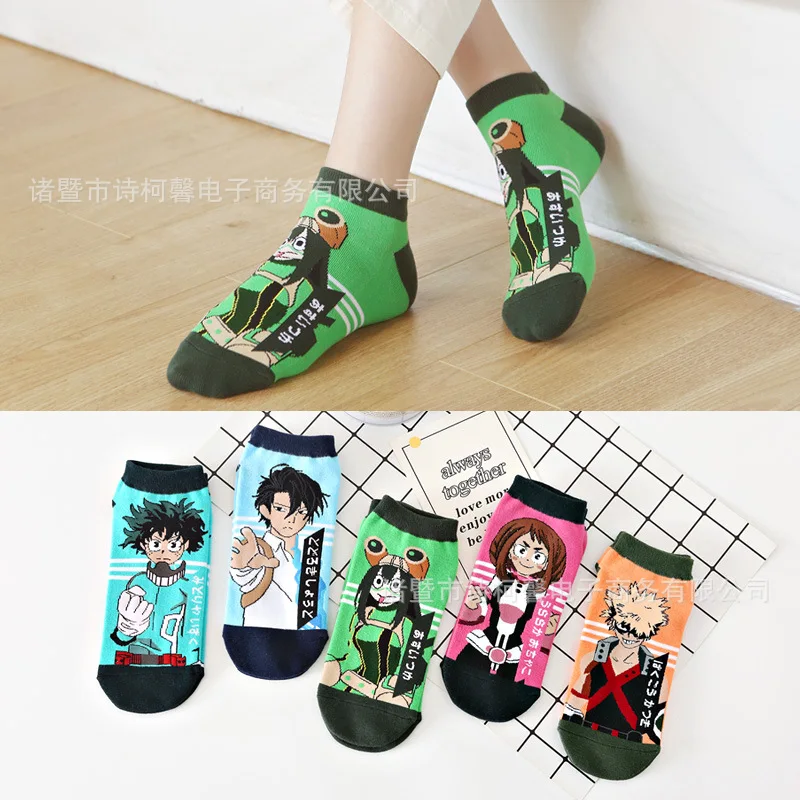 My Hero Academy Deku Midoriya Izuku Cotton Socks Stocking for Youth