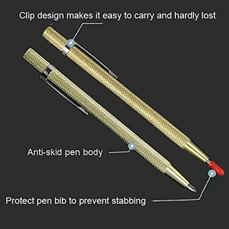 Diamond Metal Marker Engraving Pen Tungsten Carbide Nib Stylus Pen For Glass Ceramic Metal Wood Engraving Hand Tools