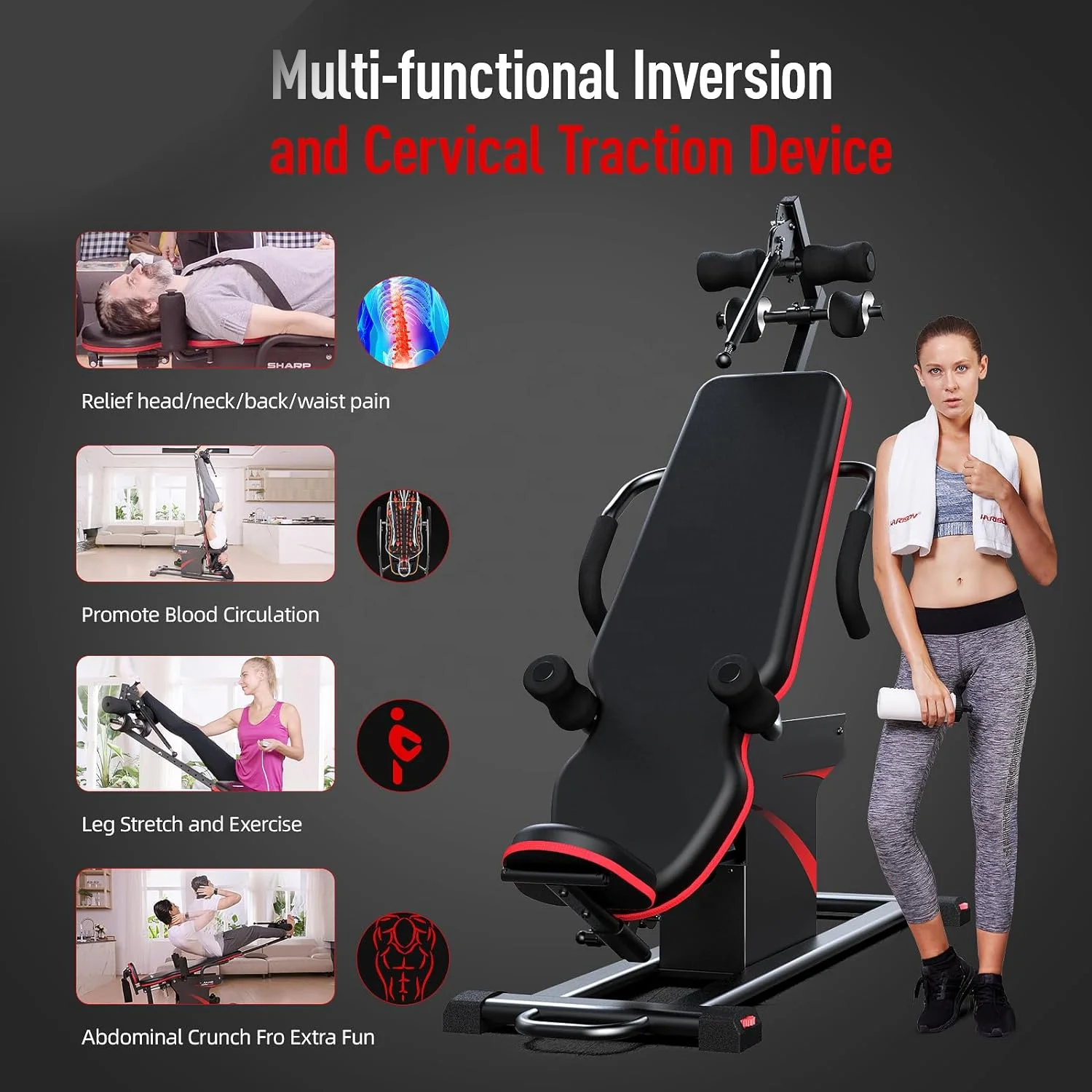 Body Plus Automatic The Best Fitness Club Exercise Emer Inverse Table Machine Electric Single Home Delivery Inversion Table