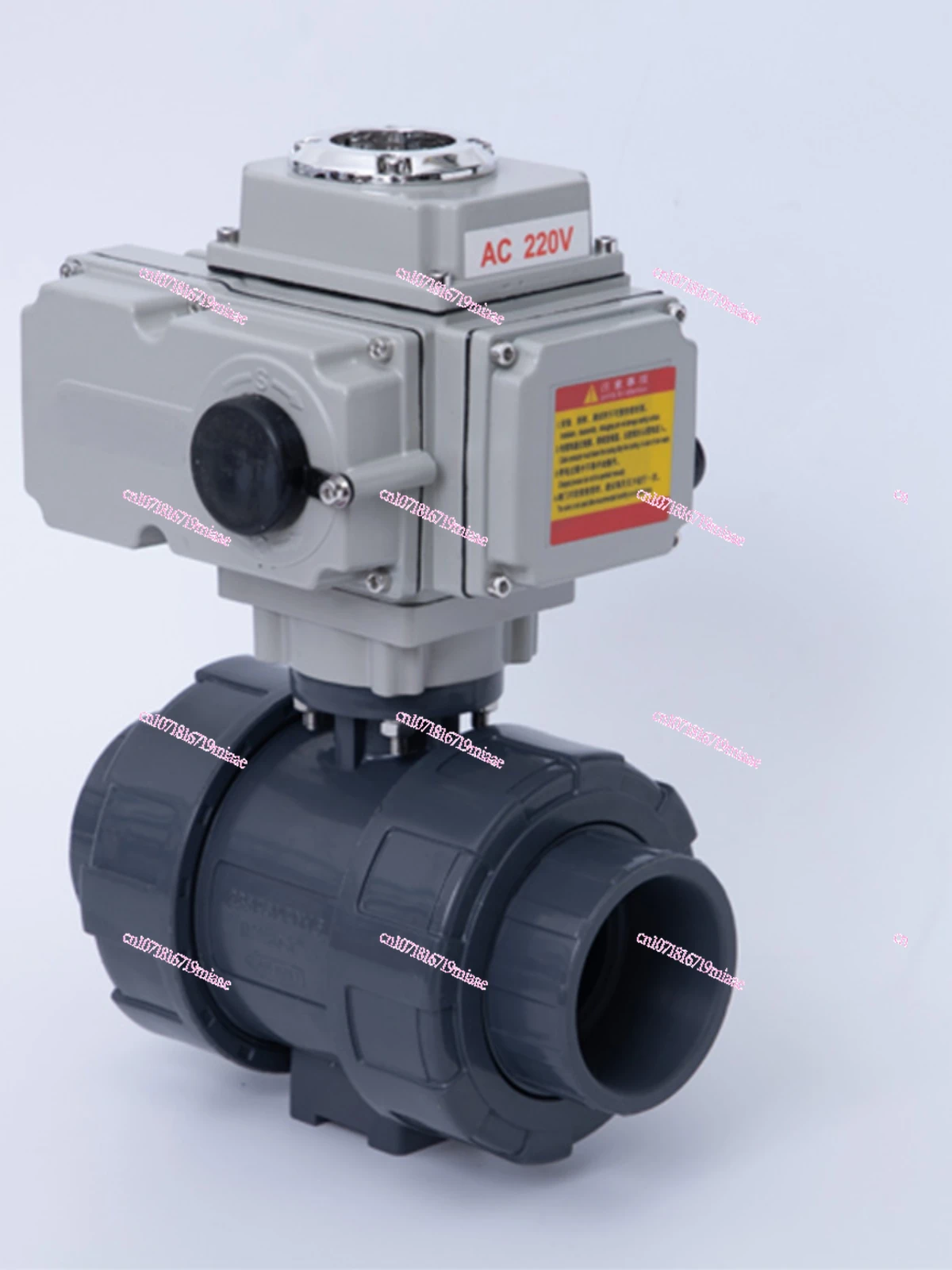 Electric UPVC Ball Valve Q911F-10/16S Hot Melt Acid and Alkali Corrosion Resistant Chemical Double Union Loose Joint DN15-100