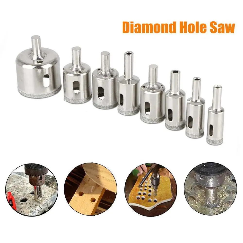 Hole Saw Coated Marble Ceramic Glass Drill Bit Cutter Tool Drilling Tools Core