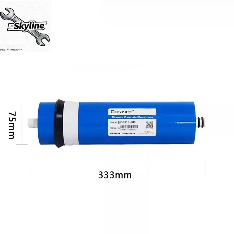 2pcs 800Gpd RO Membrane 3213-800G Kitchen Water Purifier Osmosis Water Filter