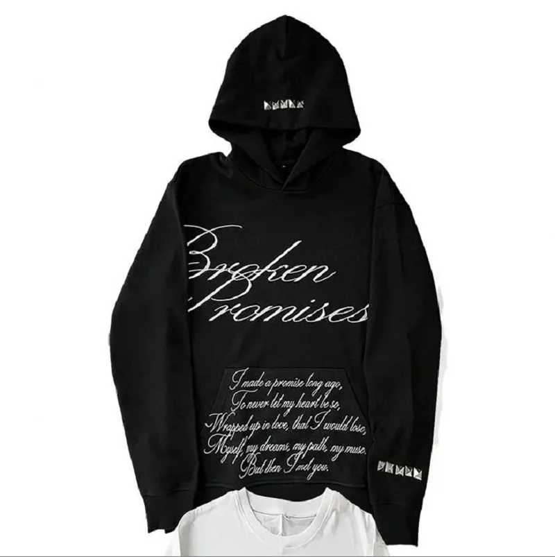 

Корейские пуловеры в стиле Харадзюку с длинными рукавами для творчества с буквенным принтом, готический женский и мужской свитшот, повседневные простые повседневные толстовки унисекс