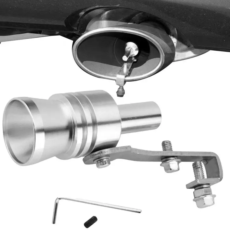 Turbo Pfeife für Auspuffrohr Auspuff Sound Enhancer Turbo Pfeife Turbo Sound Auspuff Schalldämpfer Rohr Pfeife Auspuffrohr