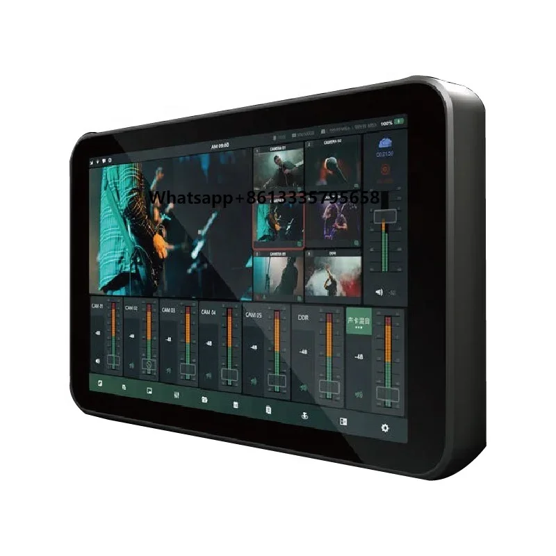 

8-Inch Touch Screen Live Streaming Video Encoder Studio Live Broadcasting Device Essential Radio & TV Broadcasting Equipment