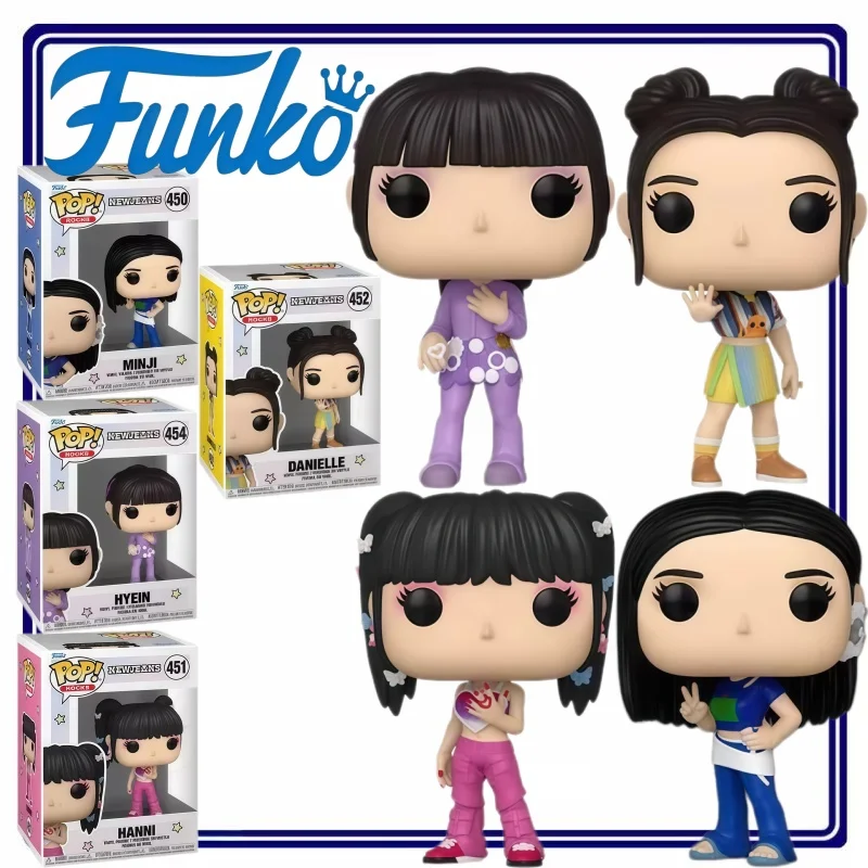 Figura Coleccionable Funko POP NewJeans, Grupo de K-pop, Adorno de Escritorio, Decoración para el Hogar, Regalo de Cumpleaños para Fans de la Música