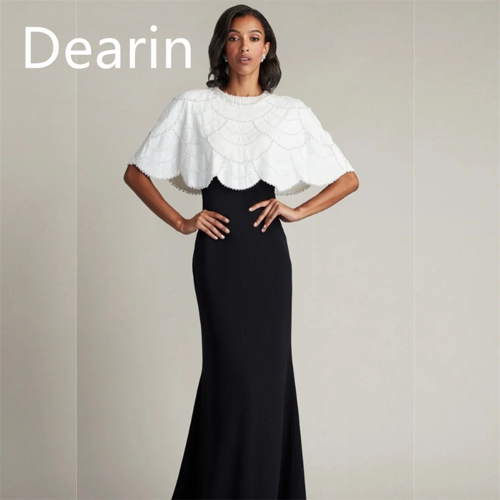 Customized Prom Dress Formal Women Dearin Strapless Sheath Floor Length Skirts Bespoke Occasion Dresses Evening Gown