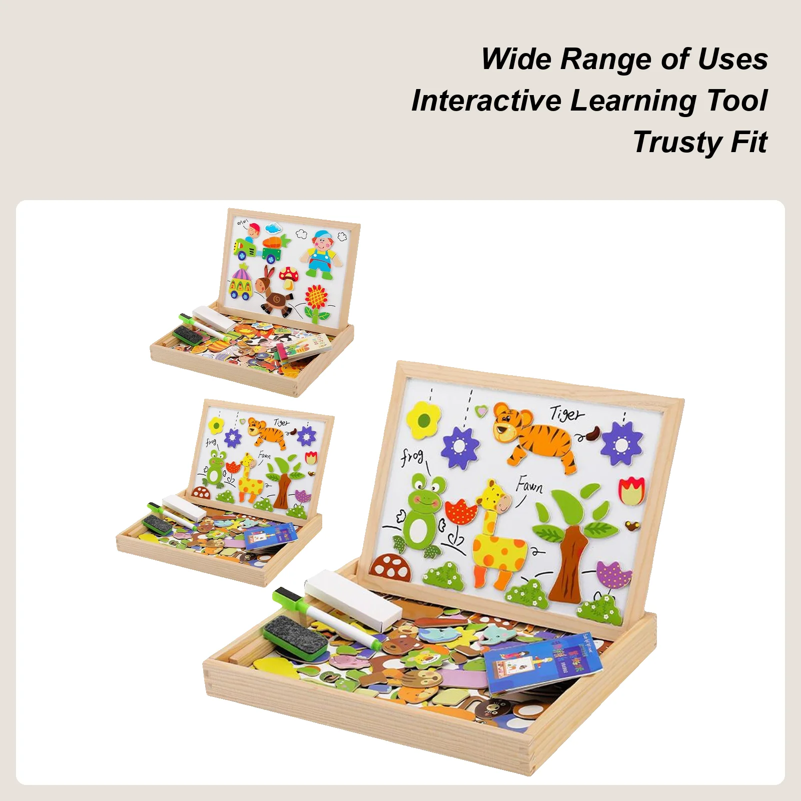 Magnet Boards For Kids Wooden Magnetic Writing Board For Kids Educational Toy Drawing Game For Learning Tool Preschool Classroom