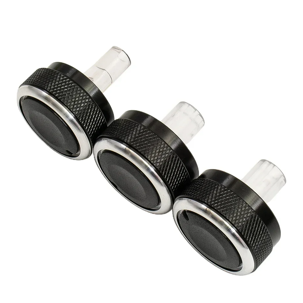 ​3PCS For Maz-da 2 Air Conditioning Knob M2 Aluminum Alloy Air Conditioning Knob Button Quick Installation And Easy To Use