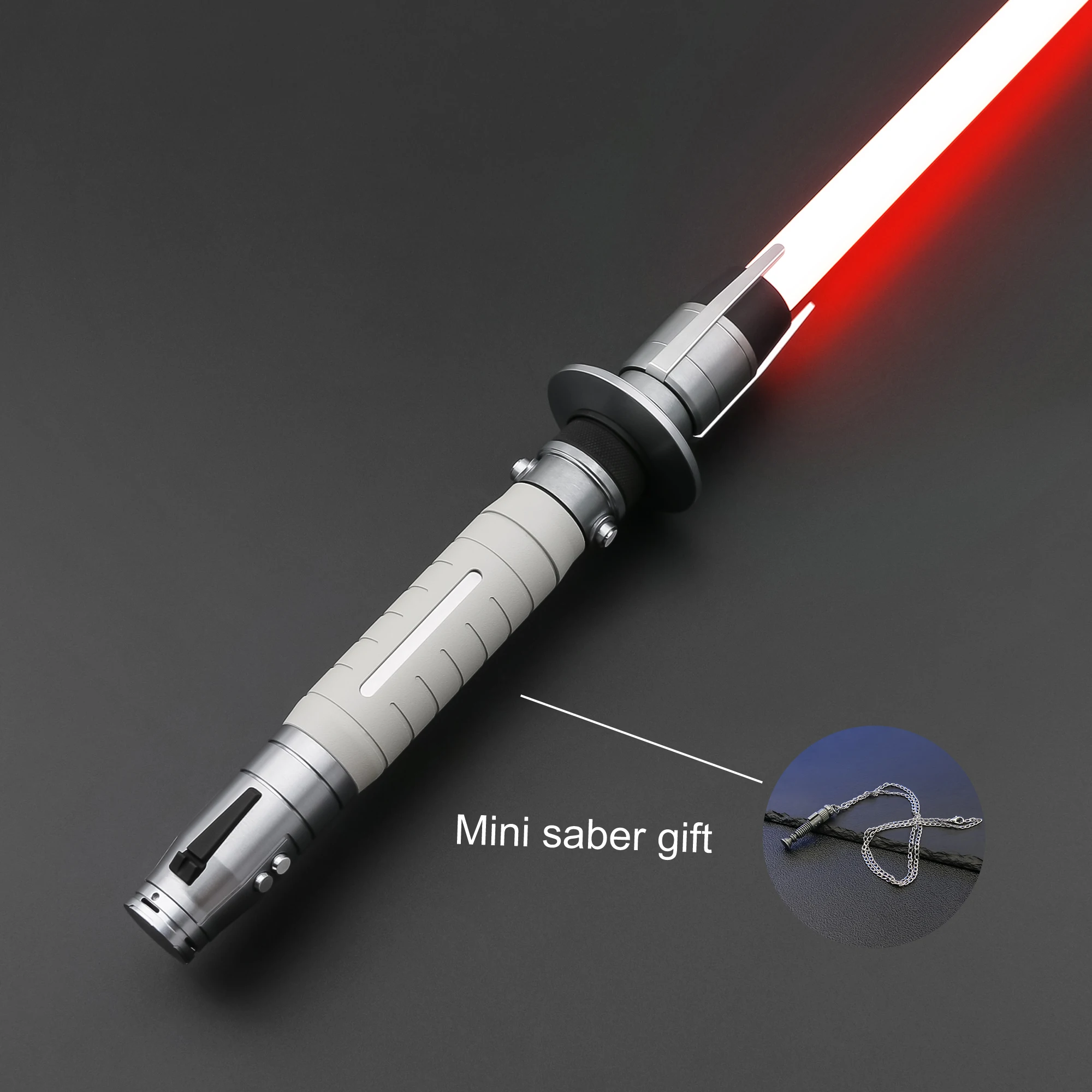 TXQ Hati Lightsaber  NEO PIXEL JEDI Smooth Swing Metal Force Heavy Dueling Light Blaster Gift 27 Fonts Gift Luminous Toy Cosplay