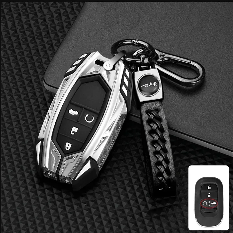 Car Key Case Cover for Honda Civic Crv Accord Fit XR-V VEZEL Jade CRV UR-V Honda Accord 2019 2018 LIFE Crosstour Gienia Envix